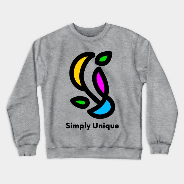 Simply Unique Crewneck Sweatshirt by ak3shay